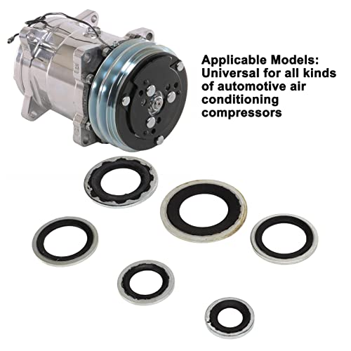30Stuks Airconditioning Afdichting Ringen Seal Kit AC Compressor Seal Kit met Transparante Opbergdoos, Universele Draagbare Lichtgewicht Auto 5