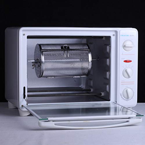 Roestvrij stalen Grillmand, Bakoven, Rotisserie, Grillmand, Bakken, Roterende Noten, Bonen, Pindamand, BBQ, Grill, Bakwaren, 22 x 12 cm 4