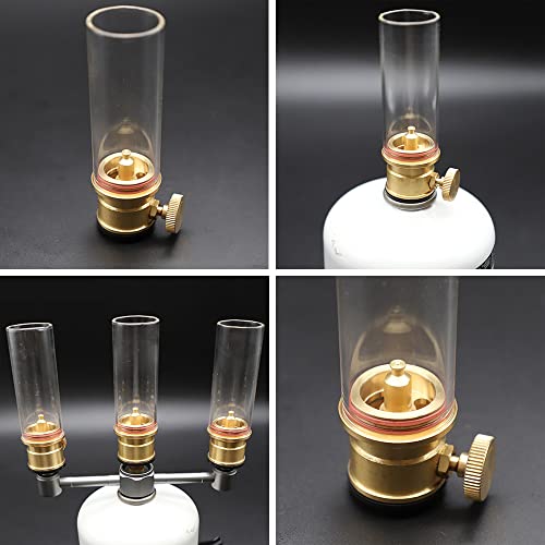 Sea Outdoor Camping Lamp voor Vissen Wandelen Bergsport - Buiten Winddichte Lantaarn verstelbaar Luminantie Portable Gas Ambient Light 5