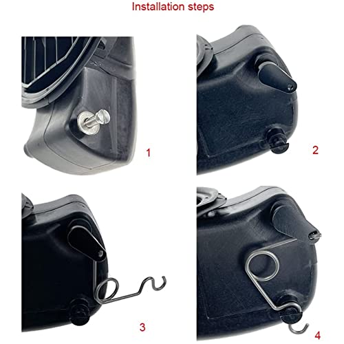 Brandstof Deur Spring Gas Tank Scharnier Kit, Aluminium Filler Neck Housing Cover Vervanging voor Mark LT