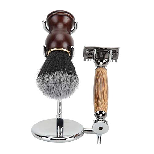 Handmatige scheerstand, scheerkwast schaal Stand Galvaniseren Metalen scheerstand Luxe RVS scheerstand voor veiligheid scheerkwast Verleng het leven van 4