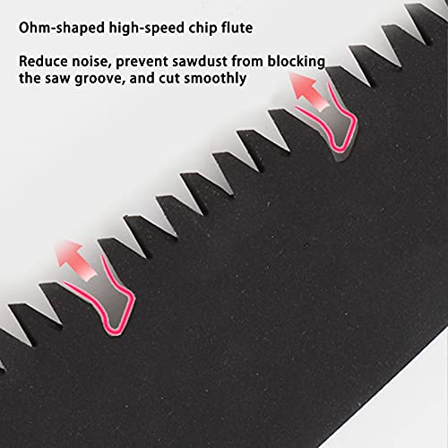 Vouwzaag, SK-5 Handmatige snoeizaag met stalen zagenblad, Lange Blade Houtbewerking gereedschap met ergonomische handgreep voor tuinieren, Camping, Boom snoeien 4