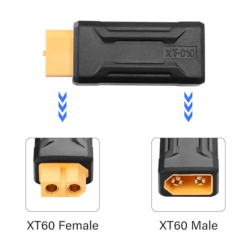 2st XT60 Plug naar Plug Adapter XT60 Draadloze Adapter voor RC FPV Speelgoed Autovliegtuig Drone Batterij (F tot F)