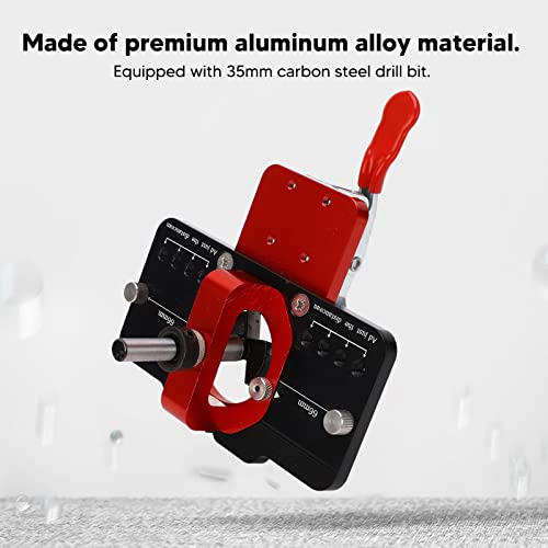 Hinge Mall, Verborgen Hinge Drill Jig 35mm hole gids Houtbewerkingsgereedschap voor deuren, kasten, meubels verborgen installatie, flessenopeners 5