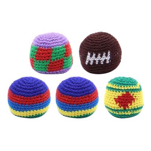 Zee 5 Sandbag ballen handgemaakt geweven kleine zandzakken Sandbags gebreid zandzakken jongleren ballen voor training jongens meisjes tieners volwassenen spierontwikkeling Coördinatie met de hand