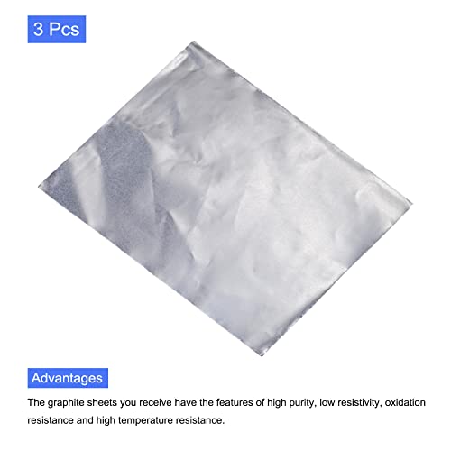 3st grafiet flexibele folie afdichting blad papier vervanging 250x200x0.1mm 3