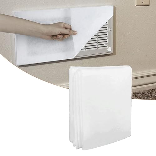 Ventilatorset katoen Elektrostatische stofbestrijdingsfilter met installatietape voor het verwarmen van inlaatregisters en roosters Professionele accessoires voor gebruik