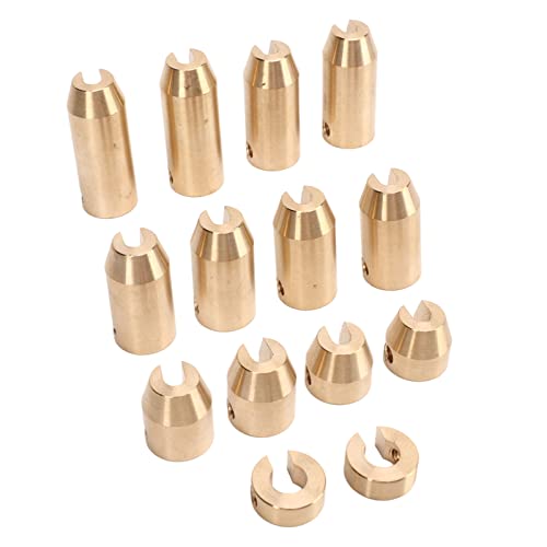 Motorfiets Spoke Wiel Gewichten, Wiel Spoke Balance Draag Resistant Messing Wiel Spoke Balance Gewichten Refill Set voor Super Moto Dual Sport (14st)