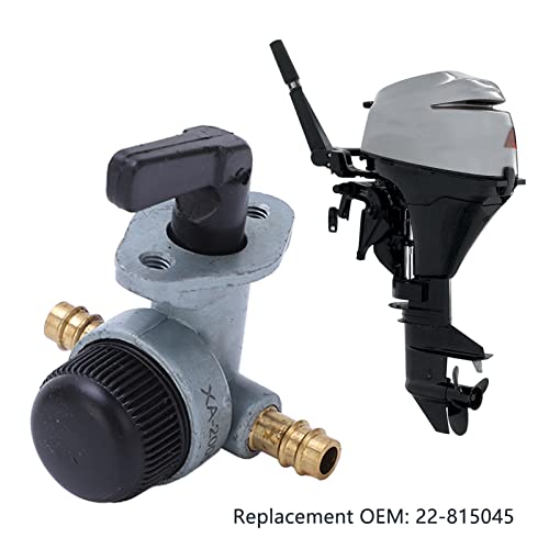Buitenboordmotor brandstofkraan, buitenboordmotor brandstofkraan 22-815045 Vervanging voor Mariner 4HP 5HP 2-Stroke 3