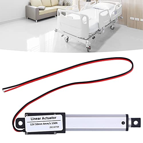 Linear Motion Actuators, 50mm Stroke DC 12V Low Noise Interne Terminal Switch Mini Linear Actuator (Broke 50mm-4mm/s-150N) 3