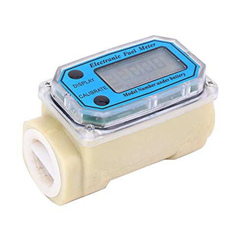 Mini Digitale Turbine Flow Meter LCD Digitale Meter Brandstof Flow Meter 15-120L/min 1" Npt Oliestroom Meter voor Ureum Kerosene Benzine