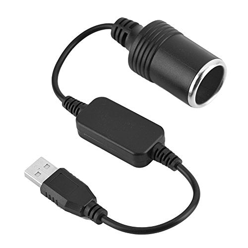 USB naar,Port 12V Sigaret Aansteker Vrouwelijke Converter Lichtgewicht USB 12V Adapter Cord Power Electronic Hond voor het rijden Recorder Charger 3