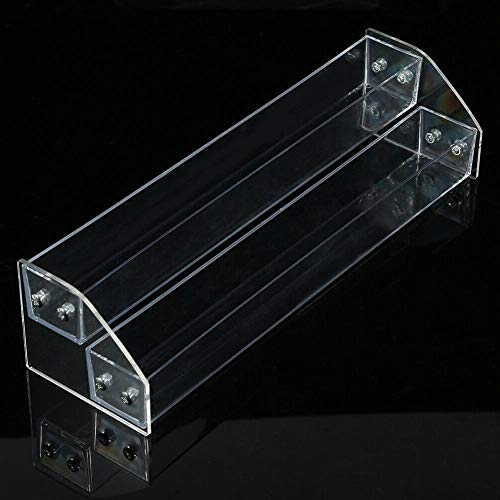 Nagel Poolse Organisator, Lipstick Cosmetics Display Stand, Acryl Clear Nagel Poolse Rack, Perfect voor het organiseren en weergeven van tattoo inkt, Nagel Poolse en andere dingen (#1 (2 verdiepingen) 3