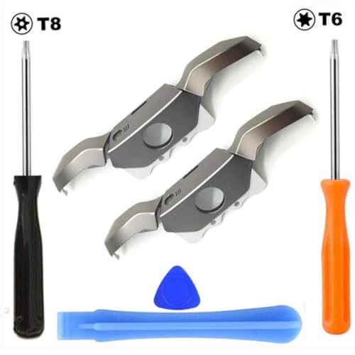 Zee LB RB Bumpers Vervanging Triggers Knopdelen T6 T8 Schroevendraaier Reparatiekit Compatibel met Xbox One Elite Controller