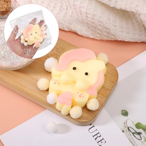 2pc Pony Squeeze Toy, schattig Squishy speelgoed pony Taba Novelty Fidget Sensory Speelgoed voor kinderen Tieners Volwassenen Huis Office Relaxing (Shiny Style) 5