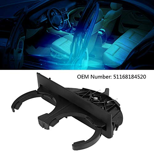 Rear Cup Holder 51168184520, Zwarte Plastic Car Cup Holder Bracket voor E39 528525520530528540 M5 3