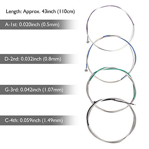 Cellostrings, metalen stringset voor 3/4 4/4 Cellostrings Vervangingsdeel Accessoire 4