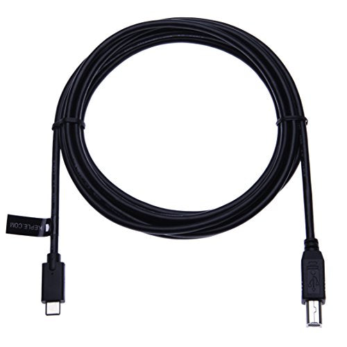 Type C naar USB B-printerkabel Compatibel met HP Deskjet, Officejet, Scanjet, LaserJet, Photosmart, Envy, Lexmark, Samsung, Chromebook Pixel, Lenovo Yoga 900, Dell XPS, ASUS ZenBook 3m 3