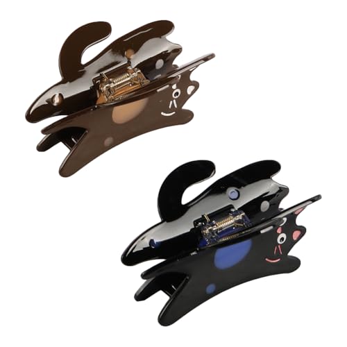 Kat Haar Clips Cellulose acetaat Grappig staande kat Barrettes Haar Accessoires voor vrouwen Dikke dunne haarset van 2