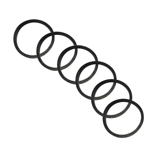 6 stuks Flat Rubber Seals, Siphon Seal voor O-ringen, Drain Seal, Diameter 45 mm, ID 39 mm