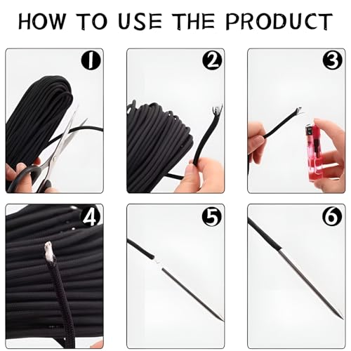 Stk Paracord Set, Paracord Accessoires, Paracord Lacing Naald, Roestvrij stalen Paracord Naald, Paracord Smoothing Tools, Paracord Cords, Paracord Naainaalden, voor het Weven Paracord 4