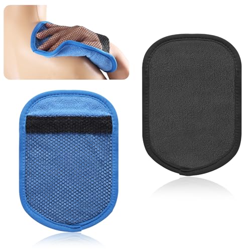 2 stuks Zand Verwijderaar voor strand, zachte huid Vriendelijke Coral Fleece Zand Reiniging Handschoenen ademende Zand Verwijderaar Bag voor Seaside Travel Holiday Essentials