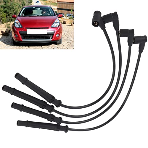 4 Stuk ontsteking Kabelset, 8200713680 Kabel voor autoontsteking 8200486877 Vervanging voor Dacia Logan MCV II 2013/02-2019/12 3