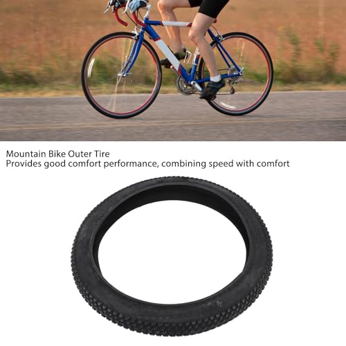 Mountain Bike Tire 18x2.125, verminderde rolweerstand, rubberen fietsband met verbeterde lekbescherming, vervangende buitenband voor fietsen 18×2.125 54 355