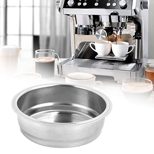 Koffie Filter Mand Stainless Steel Stainner, Cup 51mm Single Layer Non Pressure Filter Mandstrainer Geschikt voor 5