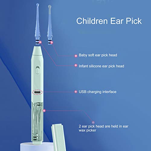 Ear Curette Earpick Kit met zaklamp, Earwax Eliminator LED Light Tweezers voor het verwijderen van oorwas voor kinderen Volwassenen en ouderen met opbergdoos 3