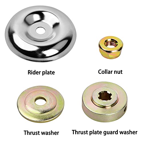 Pak van 6 gazon maaier reserveonderdelen duurzame bladadapter Gear Trimmer metalen borstelsnijder Accessoires borstel Cutter Collar Nut gazon maaier trimmer string trimmer 3