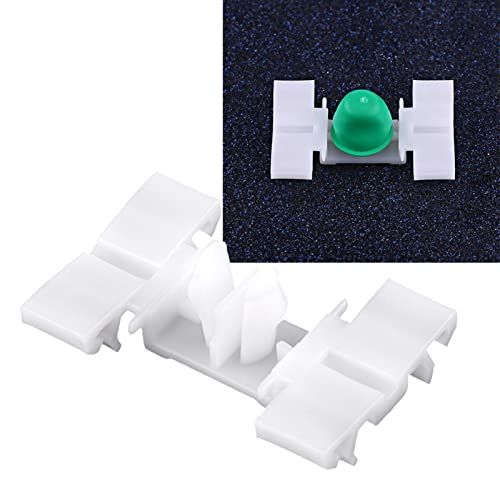 KIMISS 50 stuks Weiß Kunststoff Auto Türleiste Trim Clips Halterungen Befestigungen 5