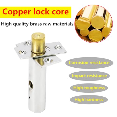 1 x deurkoker, buisslot, deurveiligheidsbouten, stersleutelveiligheidsslot, 30mm x 15mm 5