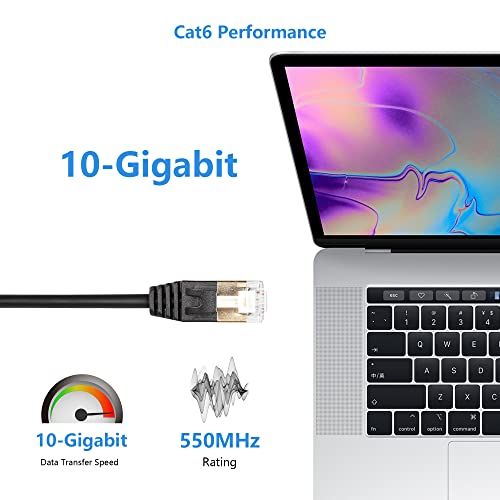 RJ45 Cat8 Ethernet Cable Cat8 Plug naar Plug High Speed 40Gbit/s 2000Mhz SFTP voor Router, Modem, Server Etc (0.3m) 5