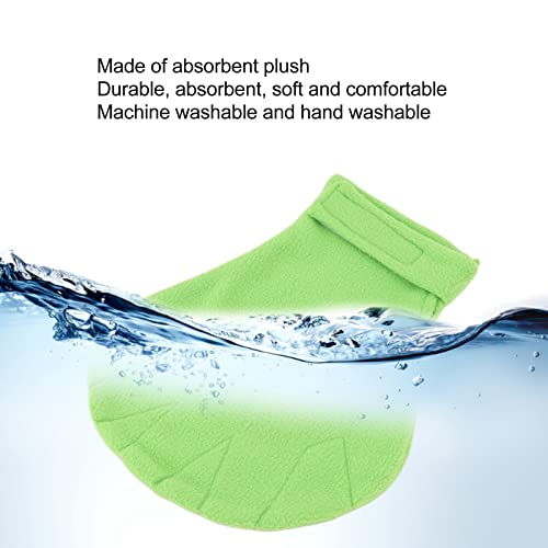 Bite Resistant Attachment Glove for Small Animals Like Sugar Gliders, Hamsters and Hedge Rats, Works As a Calming Cover (GREEN)