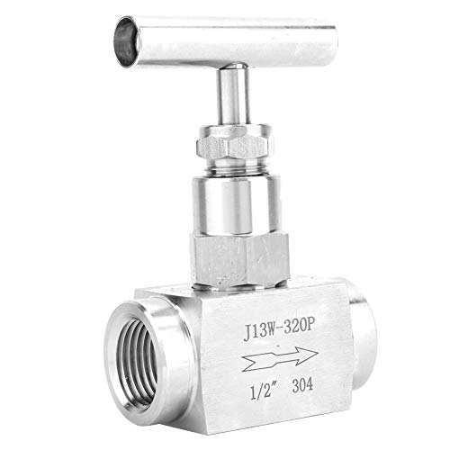 Rechte naald klep, roestvrij staal BSPP vrouwelijke draad rechte naald klep voor water transmissie (1/2 inch)