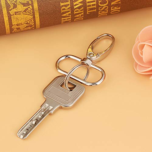 20Pcs Swivel Pocket Clasps, 32mm/38mm Zinklegering Swivel Trigger Clips Sleutelhanger, Sleutel Ring Karabiners voor DIY Lanyards Wallet Naaiproject(32mm) 5