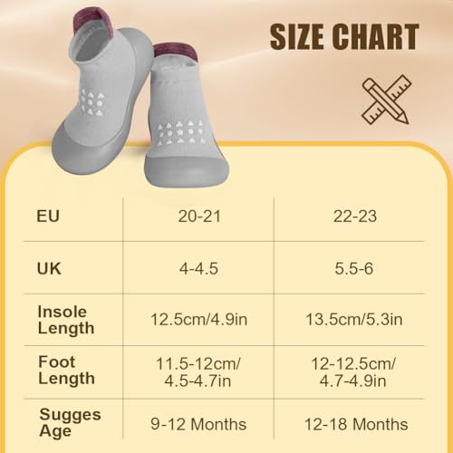 Baby kruipende schoenen, running schoenen, kinderen, non-slip slippers, sokken schoenen voor meisjes en jongens 4
