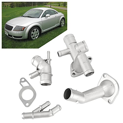 Motorkoeler Flange Kit Fit voor MK4 1,8T 2000-2005, 4Pcs/Set aluminium koelslang Flange, OE:06A121132A 5