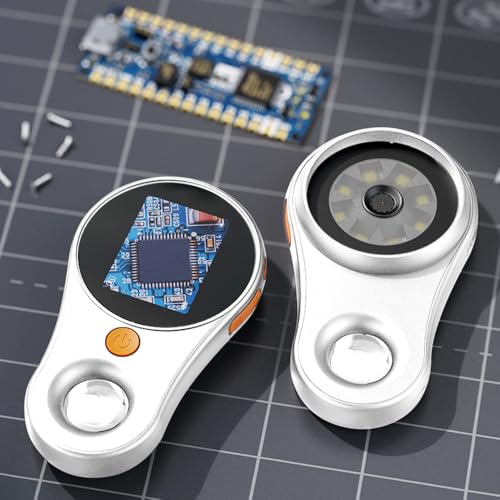 Sea Mini Microscope, 2.0 Inch IPS Screen, 500x vergroting, Portable Pocket Microscope met 3-traps verstelbaar LED-licht, USB-PC Jack (Wit) 5