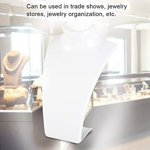 Sieraden Stand, oorbellenhouder, Mannequin, Bust Stand, 3 Kleuren sieraden Stand, Sieraden voor ketting oorbellen (Witte)
