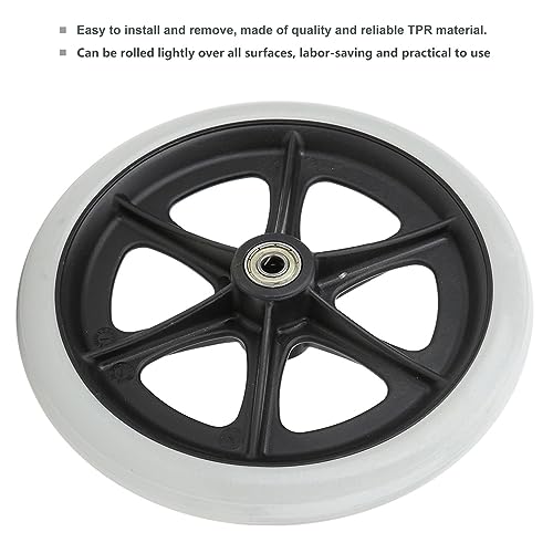 8 Inch Rolstoel Voorwielen, Gehandicapten anti-slip TPR Wielen Rolstoel Accessoire Roll Rollers, Rolstoel Scooter Wielen 3