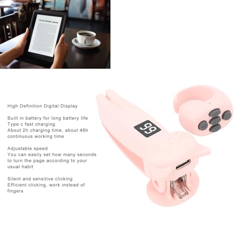 Afstandsbediening pagina Turner voor Page Turner Klik voor IOS//Tablets Lezen van novels, Quick Click, Quick Like, Pak bestellingen, Nieuwe pagina's Turner (Rosette) 5