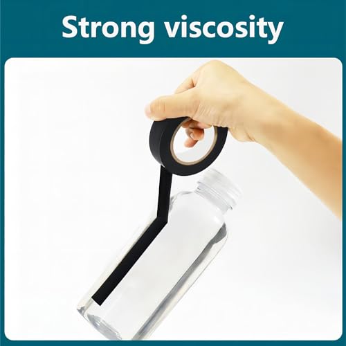 2 st Elektrische Isolatie Tape, 18mm x 20m PVC Kleefband, Elektrisch Kleefband, Waterdichte Zwarte Tape voor isolatie, Reparaties 5