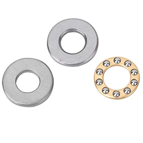 10st miniatuur stuwkracht lagers stuwkracht kogellager hoge precisie vlakke stalen lagers set voor de productie van machines(F9-20M 9 * 20 * 7mm)