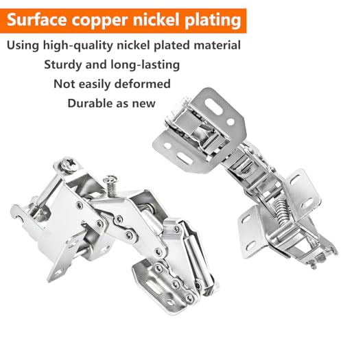 2 x Kast Scharnieren, 90° Opening Hoek, voor Keuken Camper, Caravan 3