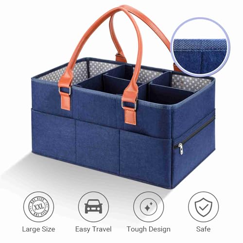 Baby Luier Mand Baby Luier Organisator Draagbare Luier Opslag Mand Grote persoonlijkheid Verwijderbare divider 5