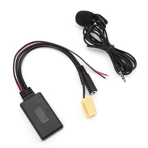 Bluetooth AUX Kabeladapter, Bluetooth 5.0 AUX met microfoon, Hands-Free, Vervanging voor 500/Grande Punto/Qubo/Fiorino