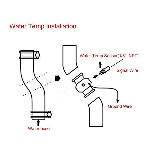 Watertemperatuurmeter, universele metalen auto temperatuursensor adapter, zegel, watertemperatuur, slang, temperatuursensor, adapter (32mm)