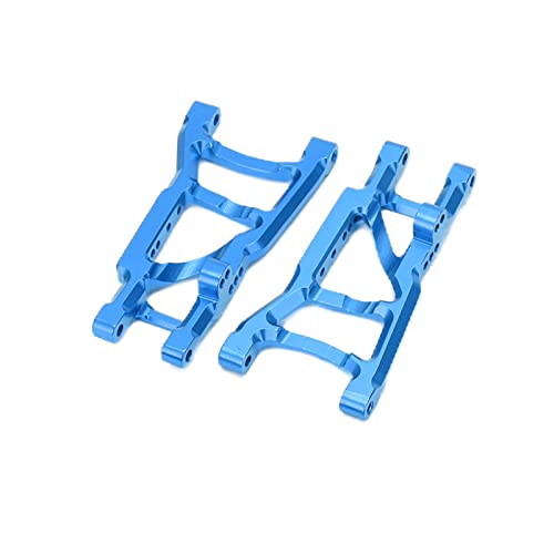 RC voorste vering armkit, 1/10 RC aluminium onderdelenkit Compatibel voor TRAXXAS SLASH 2WD 1/10 RC Car(Blauw) 4